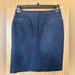 Halogen Med Wash Denim Pencil Skirt Women’s 4